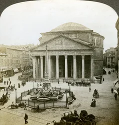 Das Pantheon und die Piazza della Rotunda, Rom, Italien