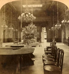 Der berühmte Roulettesalon, Casino, Monte Carlo, Monaco, 1897