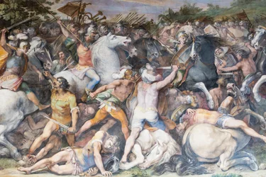 Schlacht von Tullus Hostilius, Rom, Italien