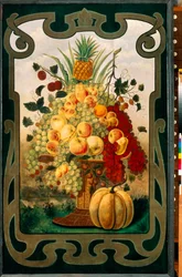 Ein Obstladen-Schild, Anfang des 20. Jahrhunderts