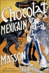Werbung „Schokolade Mexikanische Masson - leicht süß und besser verdaulich“