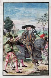Albert von Brandenburg-Ansbach - Albert, Herzog von Preußen (aus: Kriegsordnung) - Anonym