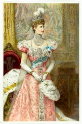 Alexandra, Prinzessin von Wales, um 1900