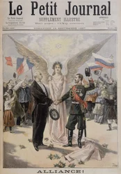 Allianz (zwischen Frankreich und Russland) - Titelblatt „Le Petit Journal“ vom 12. September