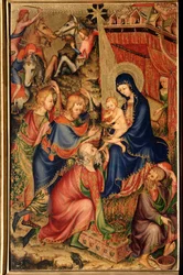 Altarolo del Bargello (Bargello-Altarbild) "Anbetung der Könige"