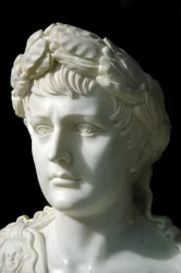 Anonymer Marmorbüste von Napoleon I. Kaiser der Franzosen aus dem 19. Jahrhundert