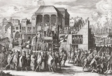 Auto-da-fé in Valladolid, Spanien, 21. Mai