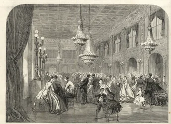 Baden-Baden, Deutschland - Im Konversationszimmer - 1867
