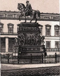 Berlin, Deutschland: Statue von Friedrich II. dem Großen