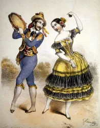 Bolero (Gravur um 1850)