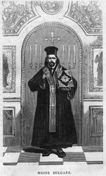Bulgarischer Mönch im Jahr 1869