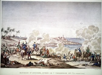 Ägyptenfeldzug (1798-1801), Napoleon in Ägypten: Schlacht von Abukir, 25. Juli