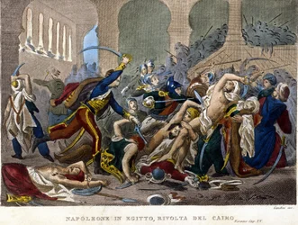 Ägyptenfeldzug (1798-1801), Napoleon in Ägypten: Kairoer Aufstand