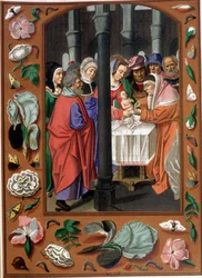 Beschneidung Christi, nach flämischer Beleuchtung um 1500