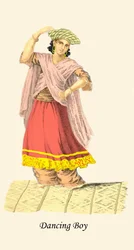 Tanzender Junge