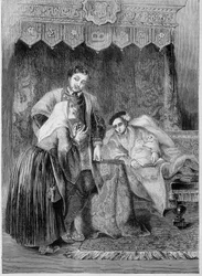 Tod von Edward VI. (1547-1553), König von England