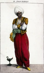 Domenico Donzelli (1790 - 1873), italienischer Tenor, dargestellt in Otello von Gioacchino Rossini. La Scala