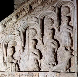 Kaiser Friedrich II. von Hohenstaufen mit seiner Familie