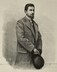 Eugenio Ruspoli (1866-1893), italienischer Entdecker, Foto von Angiolini aus L