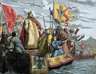 Friedrich Barbarossa überquert nach Kleinasien