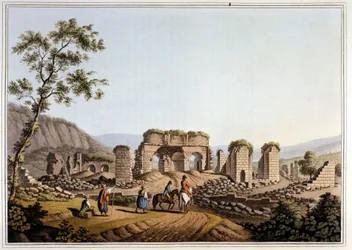 Griechenland. Ruinen des Tempels der Diana (Artemis) in Ephesos