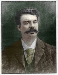 Guy de Maupassant (1850-1893), französischer Schriftsteller.