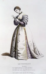 Hesperie in „Die Visionäre“ (von Jean Desmarets Saint Sorlin 1637), in „Das französische Theater im 16. und 17. Jahrhundert vor Molière“ von Edouard Fournier.