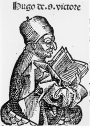 Hugo von Sankt Viktor, Xylographie von Hartmann Schedel „Chronik von Nürnberg“ 1493
