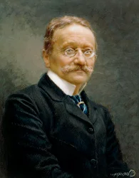Italien, Mailand, Porträt des italienischen Dichters, Komponisten und Librettisten Arrigo Boito (1842 - 1918)