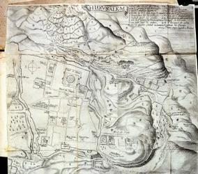 Jerusalem - in „Reise in den Levante im Auftrag des Königs im Jahr 1621“, herausgegeben 1629