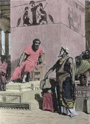 König Tarquinius der Ältere, etruskischer Herkunft