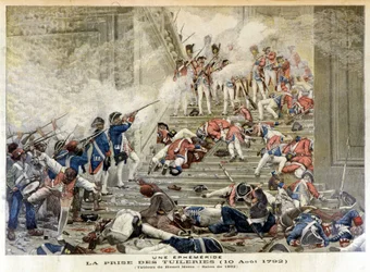 Die Einnahme der Tuilerien am 10. August 1792 - in „Le Petit Journal“, April 1892