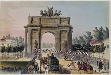Der Triumphbogen in Sankt Petersburg