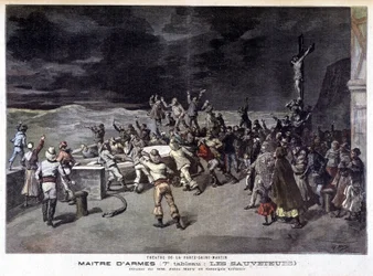 Die Retter: 7. Gemälde des Stücks „Maître d