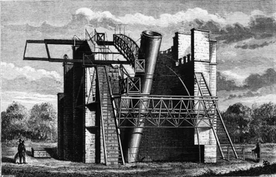 Das große Teleskop von Lord Rosse in Parsontown, Irland