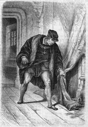 Ludwig XI., König von Frankreich in Péronne (Italien).