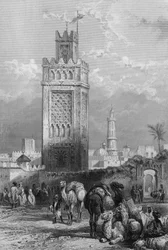 Haupttor von Oran, Hauptport im Westen Algeriens. In „L