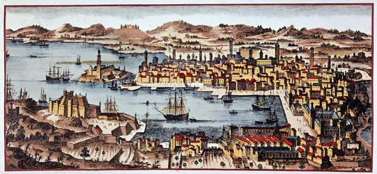 Marseille im Jahr 1680 - B.N.