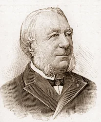 Mitglieder der Académie Française im Jahr 1895: Porträt von Marie Louis Antoine Gaston Boissier (1823-1908), französischer Historiker und Philologe