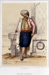 Maure von Algier in der zweiten Hälfte des 19. Jahrhunderts