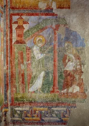 Wandmalereien in der Kirche des Benediktinerklosters Lambach, Oberösterreich