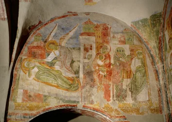 Wandmalereien in der Kirche des Benediktinerklosters Lambach, Oberösterreich