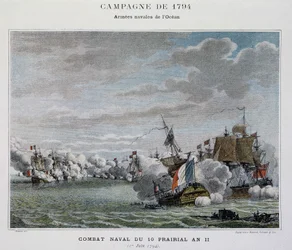 Seeschlacht, 10. Prairial Jahr II (1794) - in „Die Seeschlachten Napoleons“