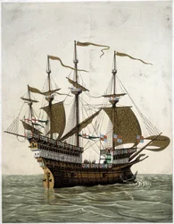 Schiff von Heinrich VIII. (1520) von England - nach J. Holbein