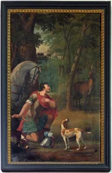 Gemälde "Bekehrung des heiligen Hubertus"