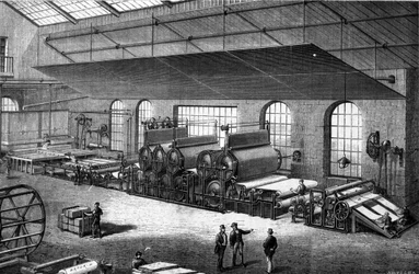 Papierherstellung im 19. Jahrhundert