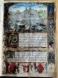 Hafen von Lissabon im 16. Jahrhundert