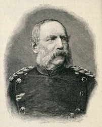 Porträt von ALBERT König von Sachsen (1828-1902), Soldat, der an der Schlacht von Sedan teilnahm