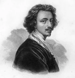 Porträt von Anton (Antoon oder Anthony) van Dyck, flämischer Maler und Graveur (1599-1641)