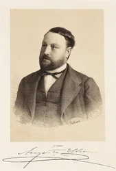 Porträt von Augusto ULLOA (1823-1879), spanischer Politiker. Gravur Madrid, Nationalbibliothek.